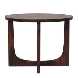 Lulu Round Side Table | Solid Mango Wood