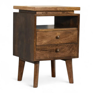 Mid-Century Modern Platform Nightstand