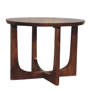 Lulu Round Side Table | Solid Mango Wood