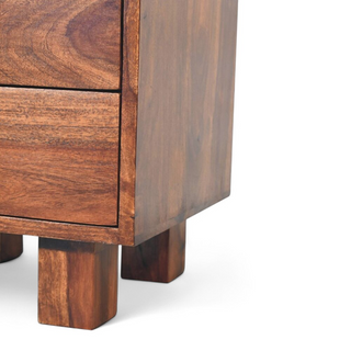 Mid-Century Modern Solid Wood Nightstand
