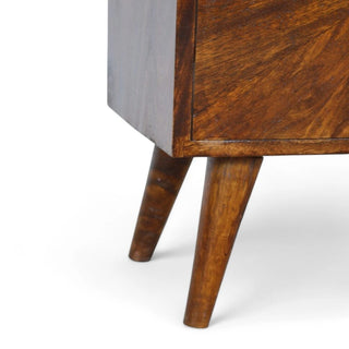 Mid-Century Modern Chestnut Sunrise Sideboard