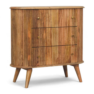 Mid-Century Modern Solid Wood Nordic Dresser