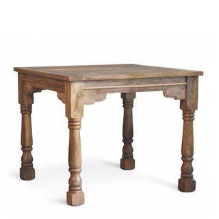Square Granary Dining Table | Solid Mango Wood