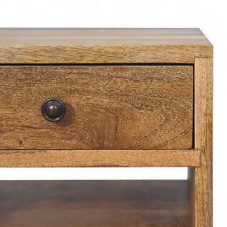 Mid-Century Modern Solid Wood Nightstand