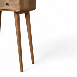 Mid-Century Modern Solid Wood Console Table