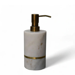 Handcrafted Brass Inlay Bathroom Accessories Set of 5