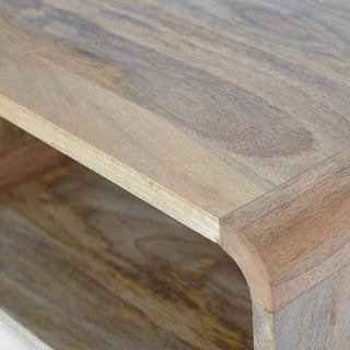 Mid-Century Modern Wall-Mounted Open Nightstand