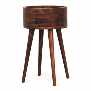 Mid-Century Modern Honey Finish Nightstand