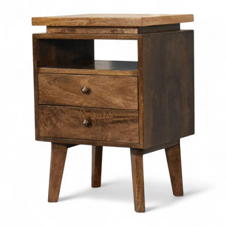 Mid-Century Modern Platform Nightstand