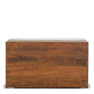 Solid Wood Shoe Storage Unit | Chestnut Finish