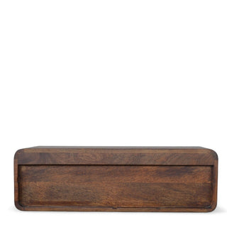 Mid-Century Modern Floating Console Table | 2-Drawer Storage