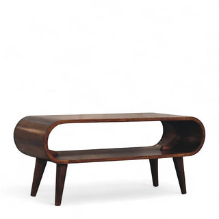 Amaya Coffee Table | Solid Mango Wood | Chestnut Finish