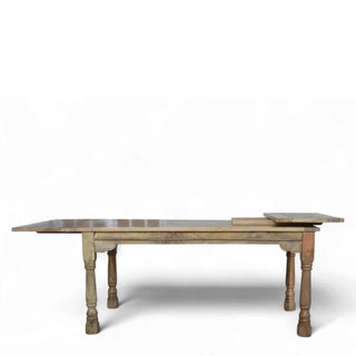 Granary Royale Extension Dining Table with Turned Legs | Solid Wood