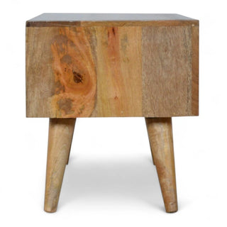 Prima Sliding Door Media Console | Solid Mango Wood