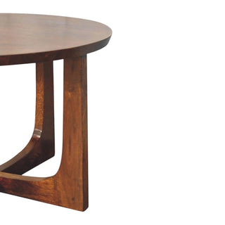 Lulu Round Side Table | Solid Mango Wood