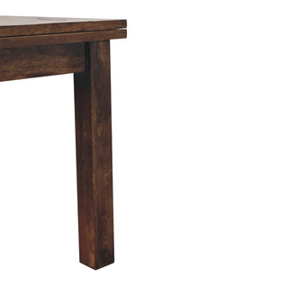 California Walnut Butterfly Extension Dining Table | Solid Wood