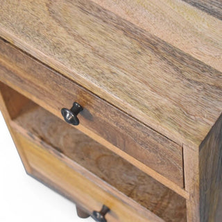Mid-Century Modern Solid Wood Nightstand