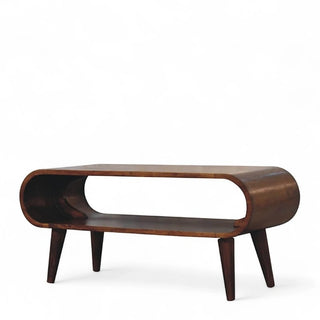 Amaya Coffee Table | Solid Mango Wood | Chestnut Finish