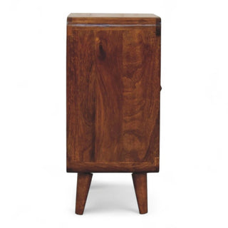 Mid-Century Modern Mini Chestnut Sideboard Cabinet
