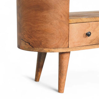 Mid-Century Modern Solid Wood TV Stand