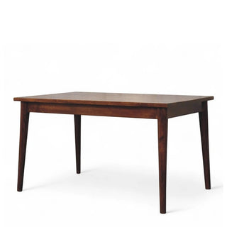 Chestnut Nordic Dining Table | Solid Mango Wood