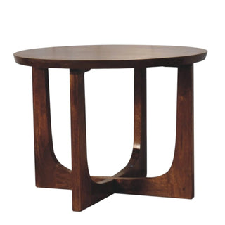 Lulu Round Side Table | Solid Mango Wood