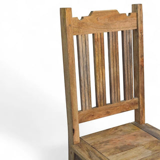 Granary Turned Dining Chair Set of 2 | Solid Mango Wood