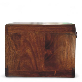 Mid-Century Modern Wall Mounted Woven Nightstand