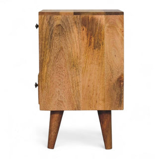 Mid-Century Modern Solid Wood Nightstand