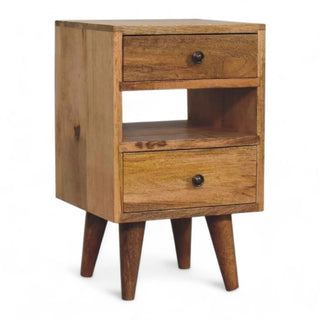 Mid-Century Modern Solid Wood Nightstand