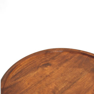 Chestnut Plate Coffee Table | Solid Mango Wood
