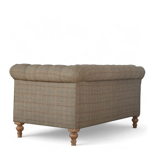 Multi Tweed Chesterfield Sofa | Handcrafted 2-Seater
