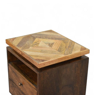 Mid-Century Modern Platform Nightstand