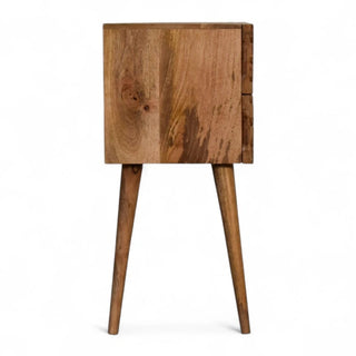 Mid-Century Modern Solid Wood Nightstand