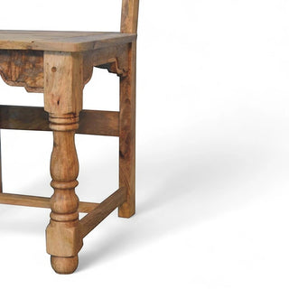 Granary Turned Dining Chair Set of 2 | Solid Mango Wood