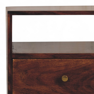 Mid-Century Modern Solid Wood Nightstand