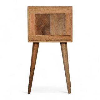 Bone Inlay Nightstand | Mini 2-Drawer Bedside
