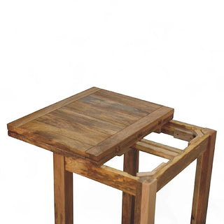 Mini Oak-ish Butterfly Extension Dining Table | Solid Wood