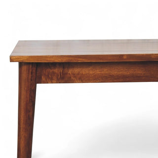 Chestnut Nordic Dining Table | Solid Mango Wood