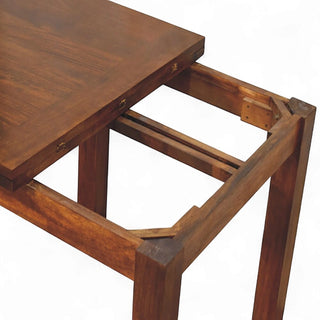 Chestnut Butterfly Extension Dining Table | Solid Wood