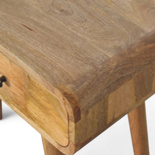 Mid-Century Modern Solid Wood Console Table