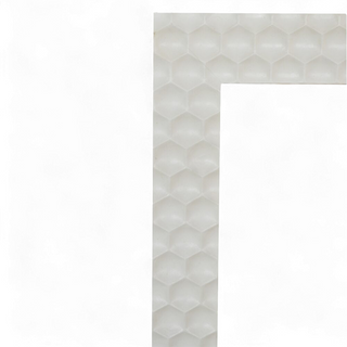 Honeycomb Wall Mirror | Handcrafted Accent Décor