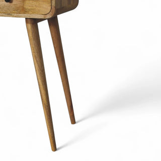 Mid-Century Modern Solid Wood Console Table