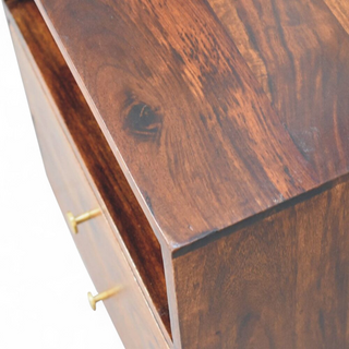 Mid-Century Modern Solid Wood Nightstand