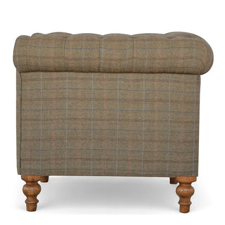 Multi Tweed Chesterfield Sofa | Handcrafted 2-Seater