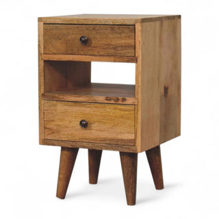 Mid-Century Modern Solid Wood Nightstand