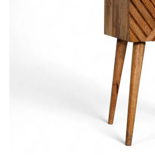 Mid-Century Modern Solid Wood Nightstand
