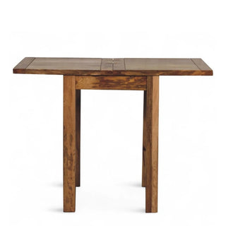 Mini Oak-ish Butterfly Extension Dining Table | Solid Wood