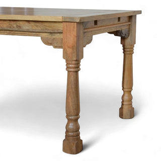 Granary Royale Extension Dining Table with Turned Legs | Solid Wood