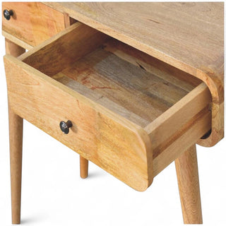 Mid-Century Modern Solid Wood Console Table